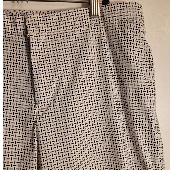 Tommy Hilfiger Harper Houndstooth Slim Crop Pants 10 Preppy Old Money Workwear - Picture 4 of 10